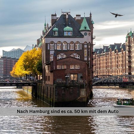 Lodge Of Africa - Einzigartige Themenzimmer, Eingezaeunten Garten, Sauna, Whirlpool & Kamin, Hunde Willkommen, Gasgrill, Voll Ausgestattete Kueche, Grosser Essbereich, Hamburg & Stade In Der Naehe Twielenfleth Exterior foto