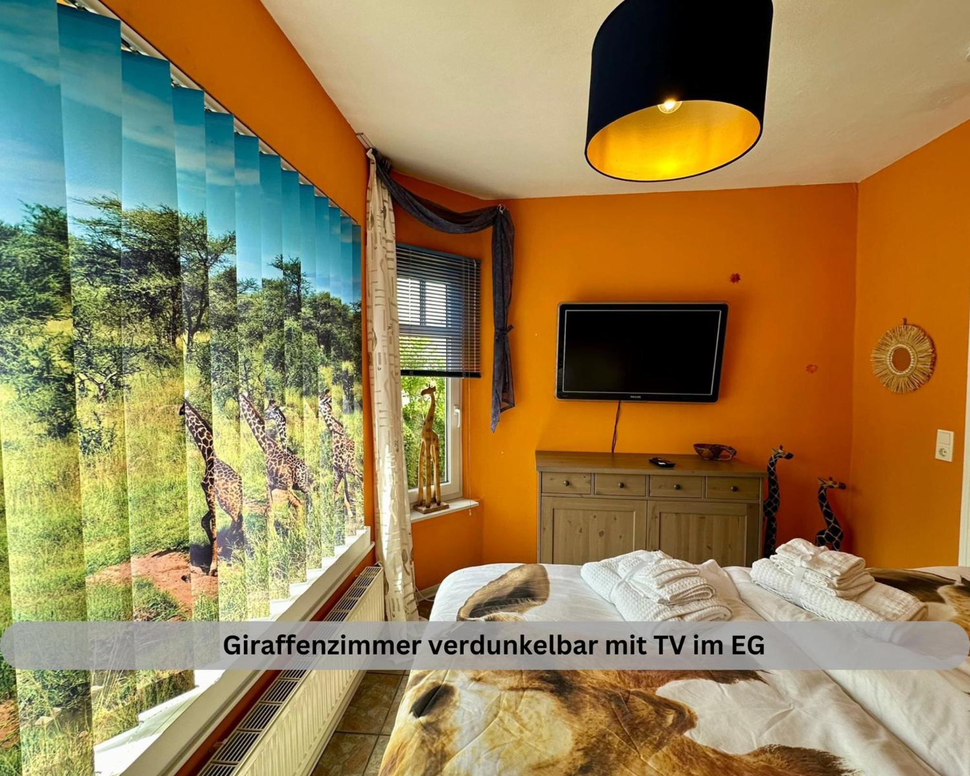 Lodge Of Africa - Einzigartige Themenzimmer, Eingezaeunten Garten, Sauna, Whirlpool & Kamin, Hunde Willkommen, Gasgrill, Voll Ausgestattete Kueche, Grosser Essbereich, Hamburg & Stade In Der Naehe Twielenfleth Exterior foto